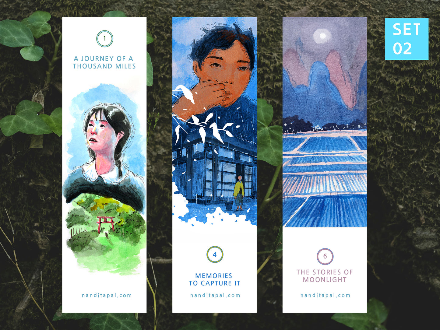 A pack of 3 Bookmark