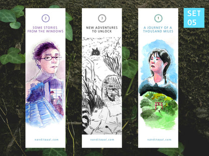 A pack of 3 Bookmark
