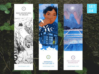 A pack of 3 Bookmark
