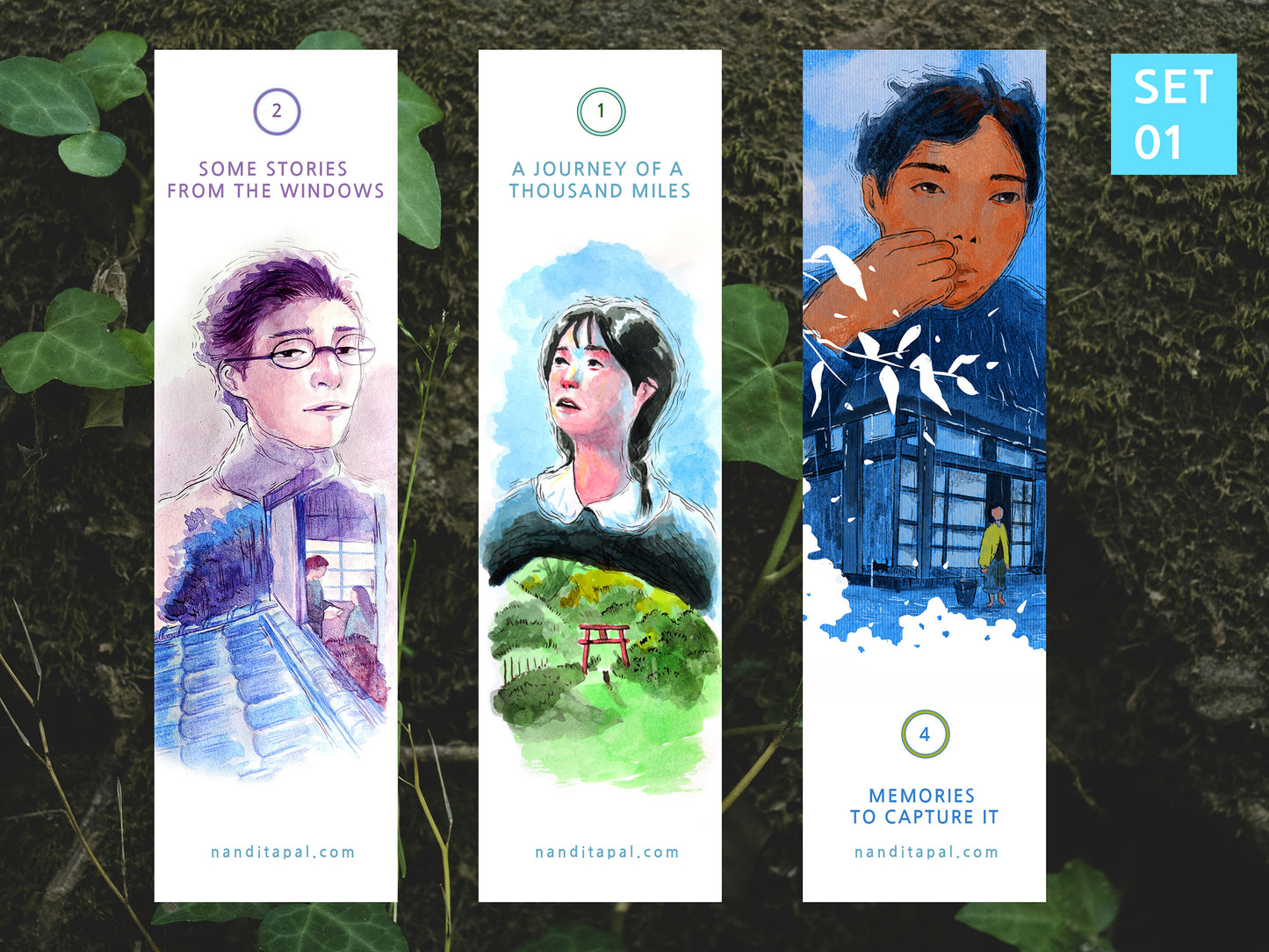 A pack of 3 Bookmark